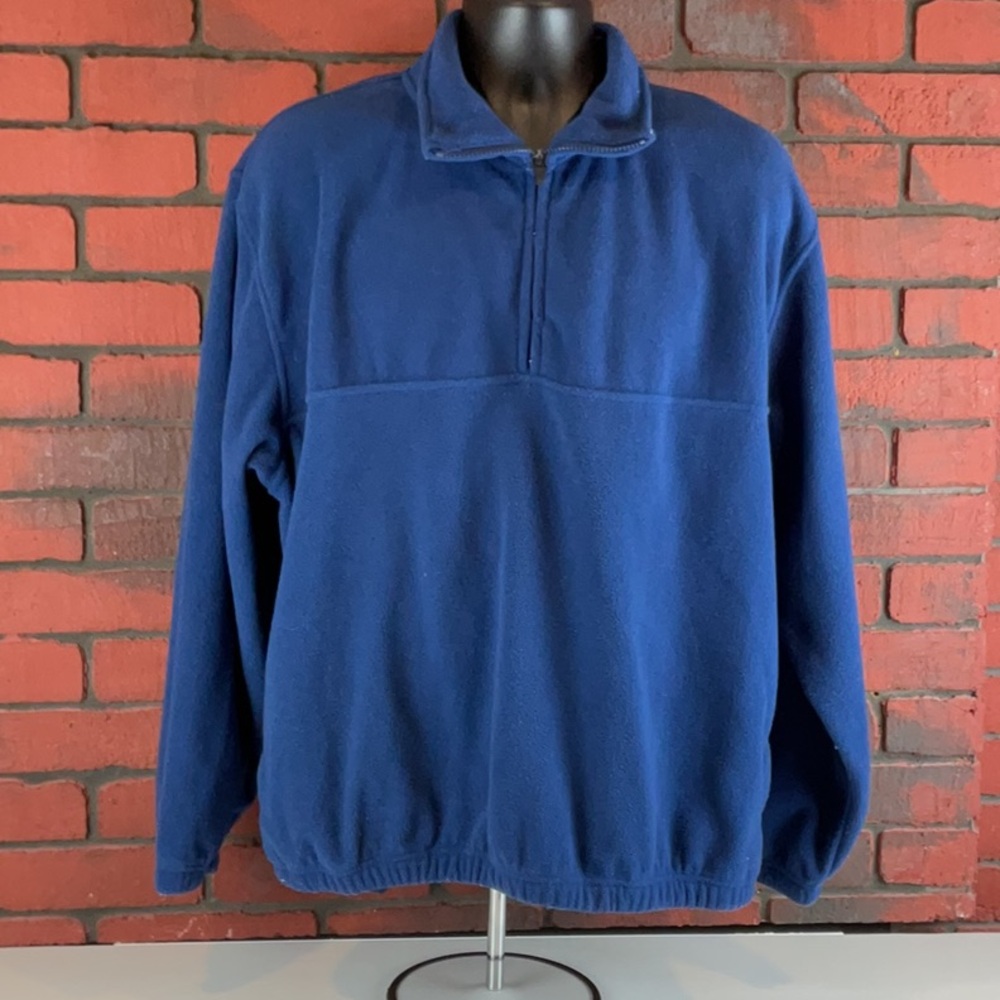 Weatherproof Mens XL Blue Quarter-Zip Sweater –‎ Classic, Cozy